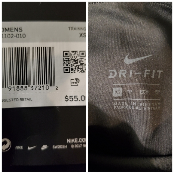 Xs, Nike ONE Tight Fit with Mesh Tights - Picture 11 of 14